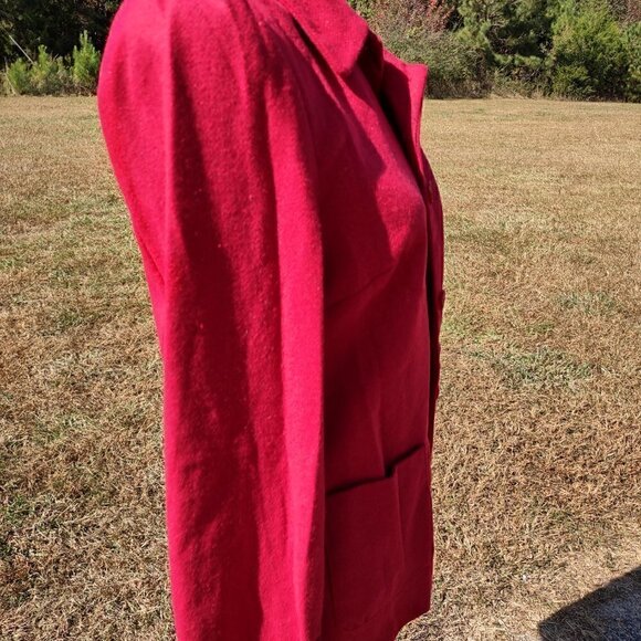 JACLYN SMITH Women's Red Coat Size Small  (NWT) - Picture 5 of 9